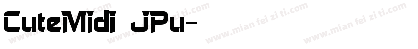 CuteMidi JPu字体转换